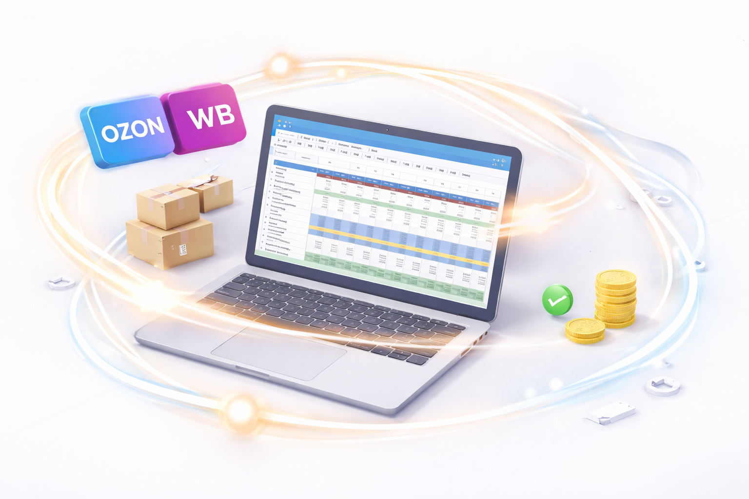 Связали маркетплейсы Ozon и Wildberries с таблицами Excel и сэкономили селлеру (продавцу) несколько часов в неделю